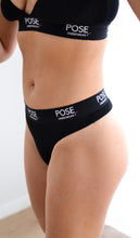 Load image into Gallery viewer, Black Bamboo Thong
