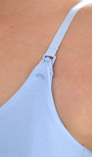 Load image into Gallery viewer, Light Blue Bamboo Maternity Bra
