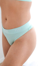 Load image into Gallery viewer, Mint Green Bamboo Thong
