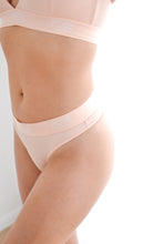 Load image into Gallery viewer, Peach Bamboo Thong
